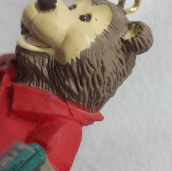 1993 Hallmark Keepsake Ornament Dad Dad's Workshop Teddy Bear - Picture 4 of 9